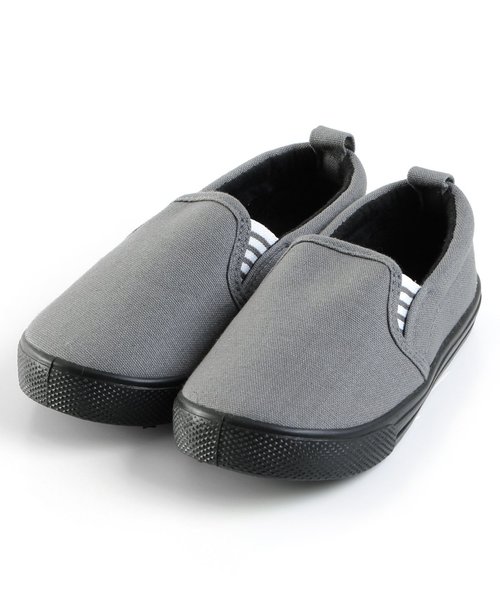 Ampersand(アンパサンド)の「ベビースリッポン(スリッポン・キッズ・ブラック/マスタード/ネイビー/ピンク/カーキ/グレー・15 /14.5/14/13.5/13)」の2枚目の写真