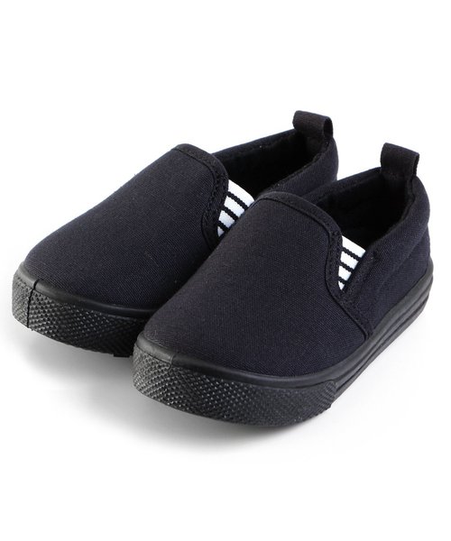 Ampersand(アンパサンド)の「ベビースリッポン(スリッポン・キッズ・ブラック/マスタード/ネイビー/ピンク/カーキ/グレー・15 /14.5/14/13.5/13)」の1枚目の写真