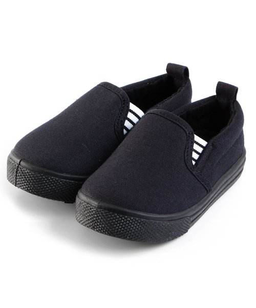 Ampersand(アンパサンド)の「ベビースリッポン(スリッポン・キッズ・ブラック/マスタード/ネイビー/ピンク/カーキ/グレー・15 /14.5/14/13.5/13)」の7枚目の写真