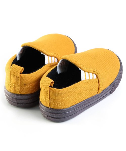 Ampersand(アンパサンド)の「ベビースリッポン(スリッポン・キッズ・ブラック/マスタード/ネイビー/ピンク/カーキ/グレー・15 /14.5/14/13.5/13)」の8枚目の写真