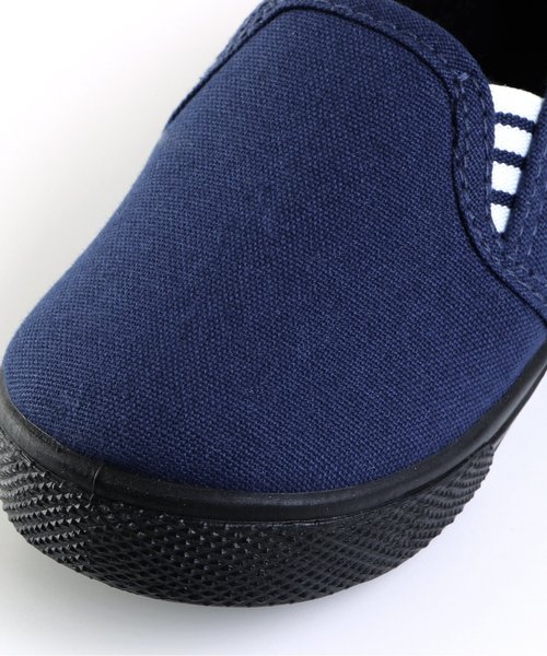 Ampersand(アンパサンド)の「ベビースリッポン(スリッポン・キッズ・ブラック/マスタード/ネイビー/ピンク/カーキ/グレー・15 /14.5/14/13.5/13)」の11枚目の写真