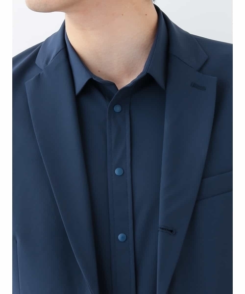 MK MICHEL KLEIN HOMME （エムケーミッシェルクランオム）の「ハイパー２WAY 撥水加工ジャケット（テーラードジャケット・メンズ・ブラック/ネイビー・LARGE/MEDIUM）」の5枚目の写真