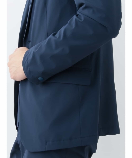 MK MICHEL KLEIN HOMME （エムケーミッシェルクランオム）の「ハイパー２WAY 撥水加工ジャケット（テーラードジャケット・メンズ・ブラック/ネイビー・LARGE/MEDIUM）」の8枚目の写真