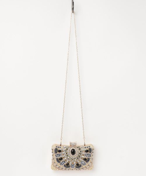 LUGG NAGG(ラグナグ)の「ゴージャスビジューパーティークラッチバッグ(クラッチバッグ・レディース・ブラック/ブラック系その他/ゴールド/シャンパン/ホワイト・FREE)」の17枚目の写真
