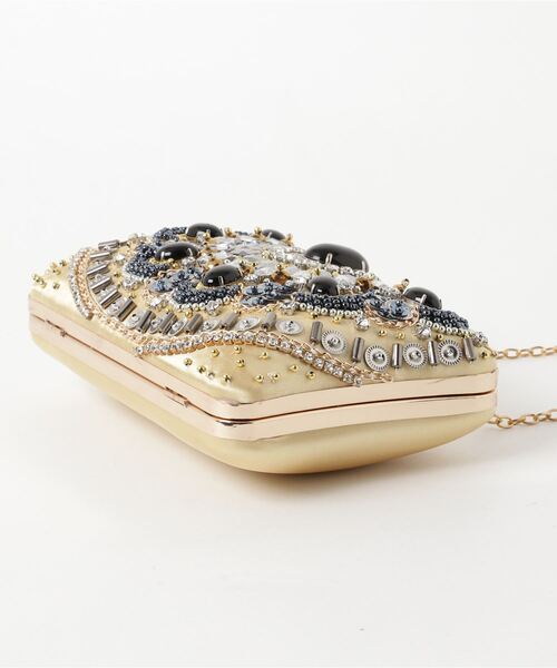 LUGG NAGG(ラグナグ)の「ゴージャスビジューパーティークラッチバッグ(クラッチバッグ・レディース・ブラック/ブラック系その他/ゴールド/シャンパン/ホワイト・FREE)」の8枚目の写真