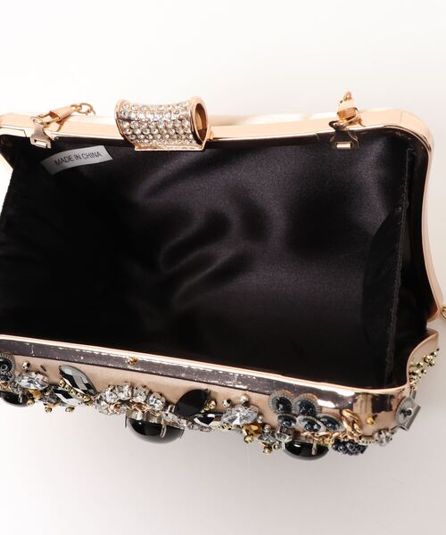 LUGG NAGG(ラグナグ)の「ゴージャスビジューパーティークラッチバッグ(クラッチバッグ・レディース・ブラック/ブラック系その他/ゴールド/シャンパン/ホワイト・FREE)」の18枚目の写真