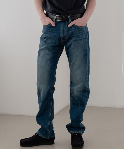 Levi's(リーバイス)の「505(TM) レギュラーフィット/ミディアムインディゴ/AMASEQUOIA/14.3OZ(デニムパンツ)」|インディゴブルー