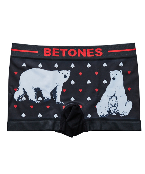 BETONES(ビトーンズ)の「BETONES “ANIMAL”ボクサーパンツ(ボクサーパンツ)」|ブラック
