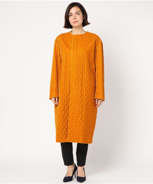 08sircus　ゼロエイトサーカス　花柄　総柄　コットン　ノーカラーコート 08sircus (ゼロエイトサーカス) R/Co kagozome shirt / レーヨン