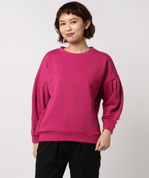 AMERICAN HOLIC | 袖タック裏毛プルオーバー(Tシャツ/カットソー)