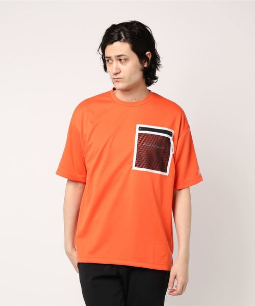 GALLIS ADDICTION（ガリスアディクション）の「GAロゴメッシュポケットTEE（Tシャツ/カットソー・メンズ・ホワイト/ブラック/オレンジ・M/L）」の3枚目の写真