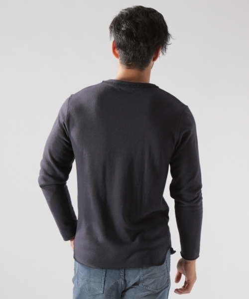 BAYFLOW(ベイフロー)の「ウラパイルプルオーバー 18AW(Tシャツ/カットソー・メンズ・ベージュ/ネイビー/オフホワイト・SMALL/MEDIUM/LARGE/X-LARGE)」の17枚目の写真