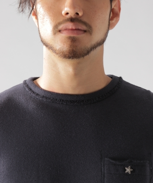 BAYFLOW(ベイフロー)の「ウラパイルプルオーバー 18AW(Tシャツ/カットソー・メンズ・ベージュ/ネイビー/オフホワイト・SMALL/MEDIUM/LARGE/X-LARGE)」の6枚目の写真