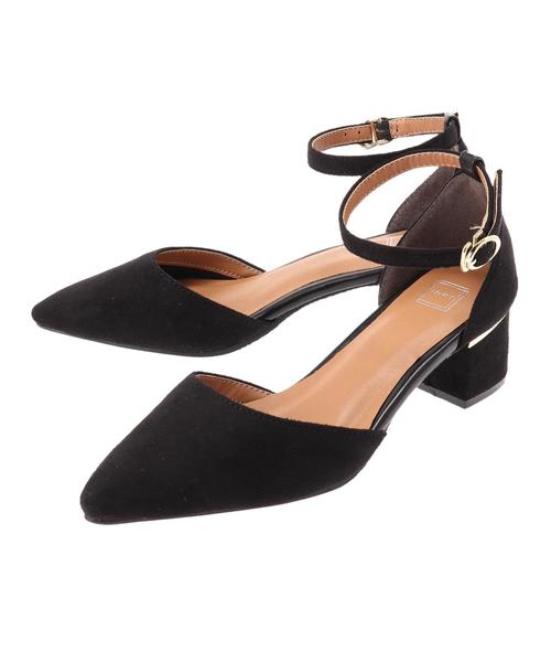 Green Parks(グリーンパークス)の「【オンライン限定サイズあり】ストラップパンプス(パンプス・レディース・グレー/ブラック/ベージュ/パープル・S/M/L/LL)」の6枚目の写真