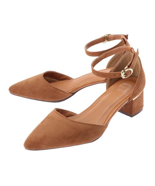 Green Parks(グリーンパークス)の「【オンライン限定サイズあり】ストラップパンプス(パンプス・レディース・グレー/ブラック/ベージュ/パープル・S/M/L/LL)」の7枚目の写真