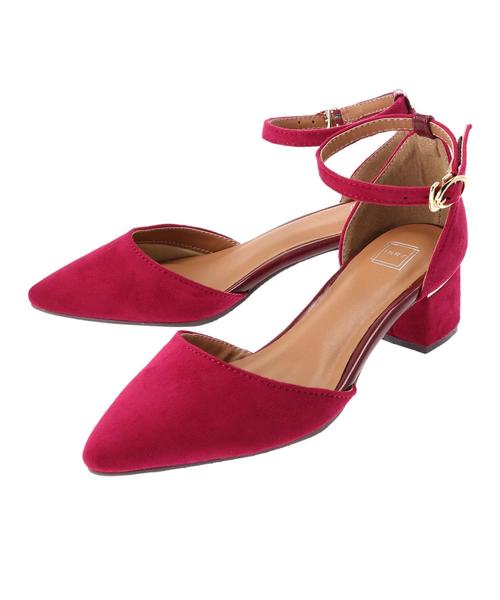 Green Parks(グリーンパークス)の「【オンライン限定サイズあり】ストラップパンプス(パンプス・レディース・グレー/ブラック/ベージュ/パープル・S/M/L/LL)」の8枚目の写真