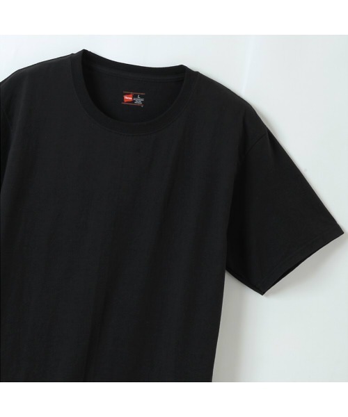 HANES(ヘインズ)の「【Hanes/ヘインズ】メンズ 魂シリーズ【2枚組】ビジカジ魂 クルーネックTシャツ(Tシャツ/カットソー・メンズ・ブラック/ホワイト・XXX-LARGE/XX-LARGE)」の10枚目の写真