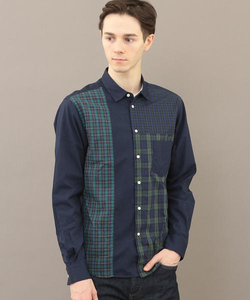 BEAUTY&YOUTH UNITED ARROWS(ビューティーアンドユースユナイテッドアローズ)の「BY パネル スイッチ レギュラーカラーシャツ ◆(シャツ/ブラウス・メンズ・その他1/その他2/その他3・SMALL/MEDIUM/LARGE/X-LARGE/X-SMALL)」の2枚目の写真