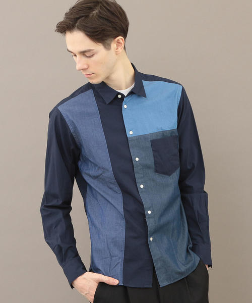 BEAUTY&YOUTH UNITED ARROWS(ビューティーアンドユースユナイテッドアローズ)の「BY パネル スイッチ レギュラーカラーシャツ ◆(シャツ/ブラウス・メンズ・その他1/その他2/その他3・SMALL/MEDIUM/LARGE/X-LARGE/X-SMALL)」の3枚目の写真