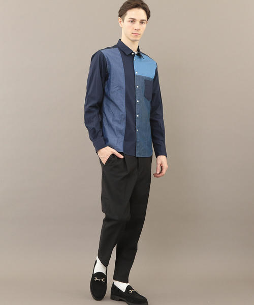 BEAUTY&YOUTH UNITED ARROWS(ビューティーアンドユースユナイテッドアローズ)の「BY パネル スイッチ レギュラーカラーシャツ ◆(シャツ/ブラウス・メンズ・その他1/その他2/その他3・SMALL/MEDIUM/LARGE/X-LARGE/X-SMALL)」の6枚目の写真