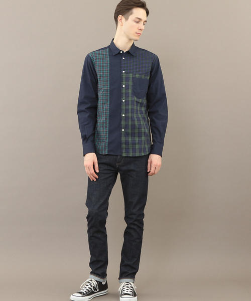 BEAUTY&YOUTH UNITED ARROWS(ビューティーアンドユースユナイテッドアローズ)の「BY パネル スイッチ レギュラーカラーシャツ ◆(シャツ/ブラウス・メンズ・その他1/その他2/その他3・SMALL/MEDIUM/LARGE/X-LARGE/X-SMALL)」の12枚目の写真