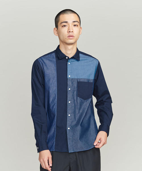 BEAUTY&YOUTH UNITED ARROWS(ビューティーアンドユースユナイテッドアローズ)の「BY パネル スイッチ レギュラーカラーシャツ ◆(シャツ/ブラウス・メンズ・その他1/その他2/その他3・SMALL/MEDIUM/LARGE/X-LARGE/X-SMALL)」の18枚目の写真