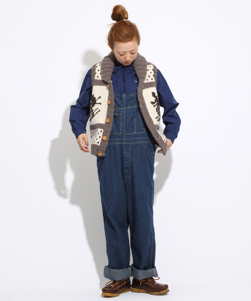 BEAMS BOY（ビームスボーイ）の「【予約】orslow / OVERALL（つなぎ/オールインワン・レディース・インディゴブルー/その他1・ONE SIZE）」の18枚目の写真