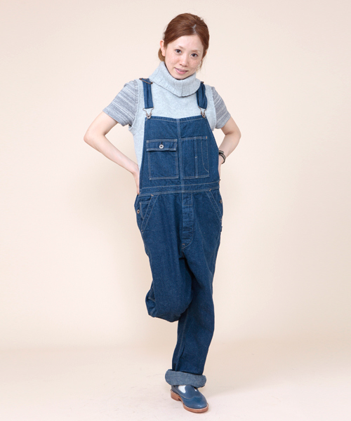 BEAMS BOY（ビームスボーイ）の「【予約】orslow / OVERALL（つなぎ/オールインワン・レディース・インディゴブルー/その他1・ONE SIZE）」の19枚目の写真