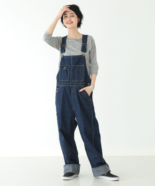 BEAMS BOY（ビームスボーイ）の「【予約】orslow / OVERALL（つなぎ/オールインワン・レディース・インディゴブルー/その他1・ONE SIZE）」の3枚目の写真