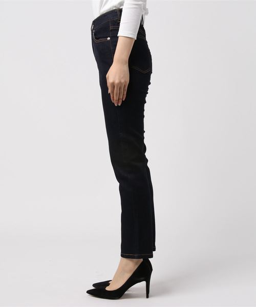 KOBE LETTUCE(コウベレタス)の「ストレッチスリムストレートデニムパンツ(デニムパンツ・レディース・ブルー/インディゴブルー/ワンウォッシュ・M/S)」の14枚目の写真