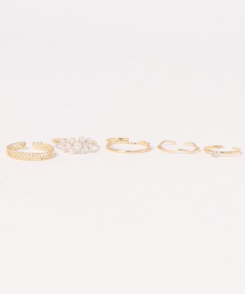 LOWRYS FARM(ローリーズファーム)の「キャシャセットリング 826717(リング・レディース・その他1/その他2/その他3/イエロー系その他/その他5/アイボリー/その他8/ホワイト/その他9/その他10/ブラック系その他/グレー/グレー系その他/その他11・FREE)」の8枚目の写真