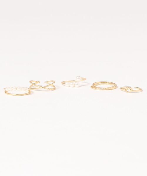 LOWRYS FARM(ローリーズファーム)の「キャシャセットリング 826717(リング・レディース・その他1/その他2/その他3/イエロー系その他/その他5/アイボリー/その他8/ホワイト/その他9/その他10/ブラック系その他/グレー/グレー系その他/その他11・FREE)」の9枚目の写真