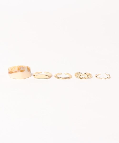 LOWRYS FARM(ローリーズファーム)の「キャシャセットリング 826717(リング・レディース・その他1/その他2/その他3/イエロー系その他/その他5/アイボリー/その他8/ホワイト/その他9/その他10/ブラック系その他/グレー/グレー系その他/その他11・FREE)」の13枚目の写真