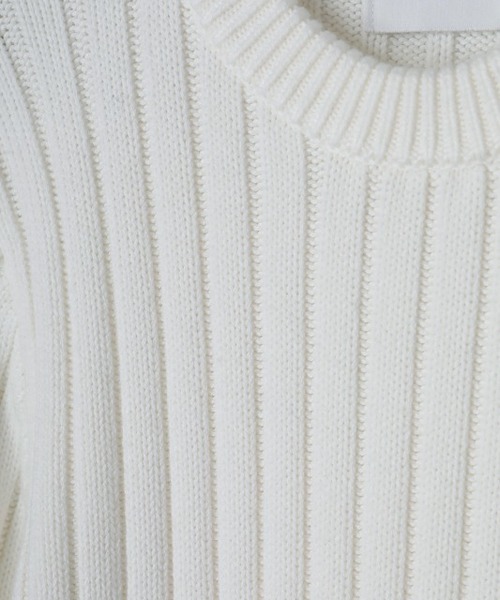 CLANE（クラネ）の「SOLID SLEEVE KNIT TOPS（ニット/セーター
