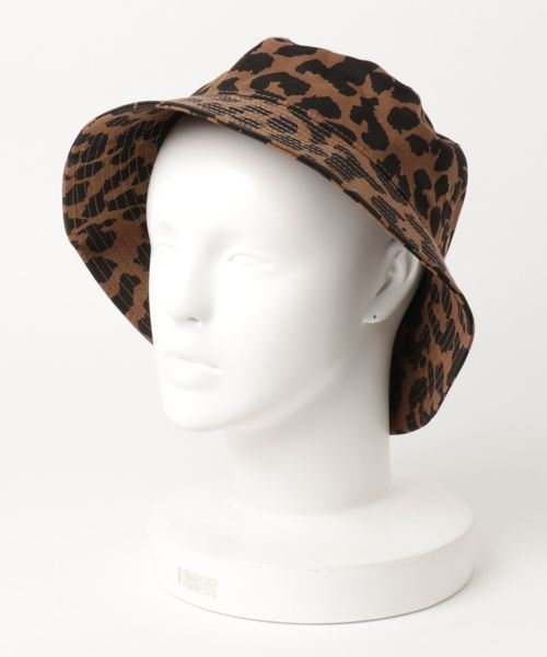 WEGO(ウィゴー)の「WEGO/アニマル柄バケットハット(ハット・レディース・ブラウン/グレー・FREE)」の4枚目の写真