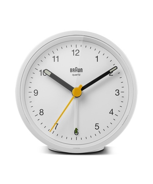 BRAUN（ブラウン）の「BRAUN／ブラウン Analog Alarm Clock BC12 BLACK WHITE／BC12B,BC12W