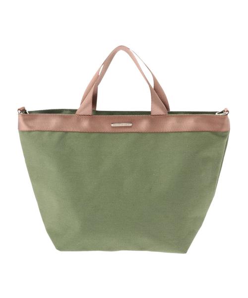 AMERICAN HOLIC（アメリカンホリック）の「7col.5ポケット2WAYトートバッグ（トートバッグ・レディース・グレー/カーキ/ラベンダー/ピンク/ホワイト/アイボリー/ブラック・FREE）」の13枚目の写真