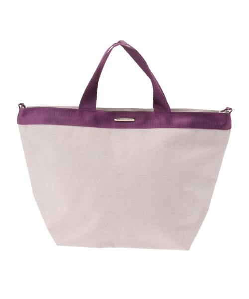 AMERICAN HOLIC（アメリカンホリック）の「7col.5ポケット2WAYトートバッグ（トートバッグ・レディース・グレー/カーキ/ラベンダー/ピンク/ホワイト/アイボリー/ブラック・FREE）」の14枚目の写真