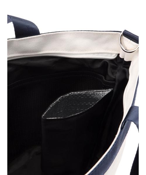 AMERICAN HOLIC（アメリカンホリック）の「7col.5ポケット2WAYトートバッグ（トートバッグ・レディース・グレー/カーキ/ラベンダー/ピンク/ホワイト/アイボリー/ブラック・FREE）」の20枚目の写真