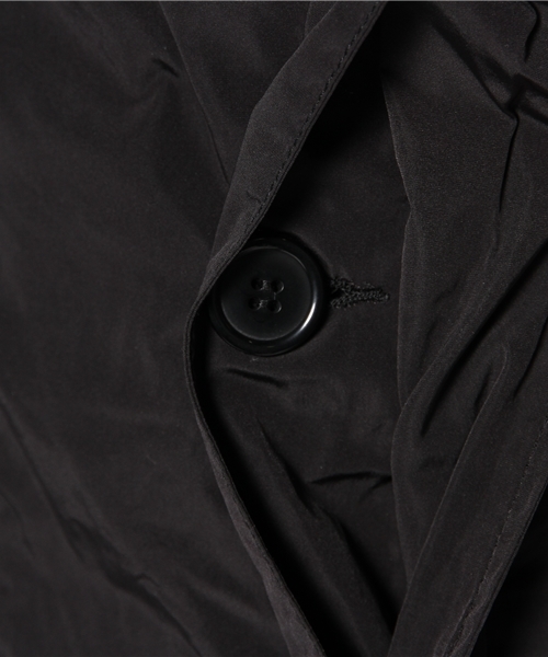 PLST（プラステ）の「Ｍen フード付ミリタリーステンカラーコート（ステンカラーコート・メンズ・ダークネイビー/ブラック・X-LARGE/SMALL/MEDIUM/LARGE）」の6枚目の写真