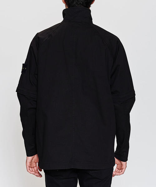 STONE  ジップアップシャツ Stone Island ジップアップ シャツジャケット | ニュートラル