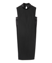 ASTRAET | ASTRAET(アストラット）ジョーゼットハイネックノースリーブワンピース(ワンピース)