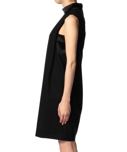 ASTRAET（アストラット）の「ASTRAET(アストラット）ジョーゼットハイネックノースリーブワンピース（ワンピース・レディース・ブラック・0/1）」の10枚目の写真