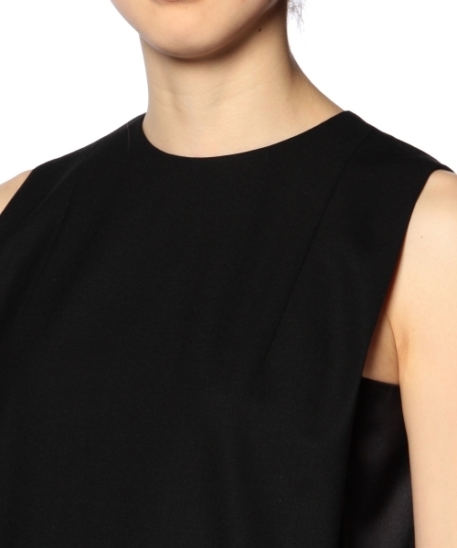 ASTRAET（アストラット）の「ASTRAET(アストラット）ジョーゼットハイネックノースリーブワンピース（ワンピース・レディース・ブラック・0/1）」の13枚目の写真