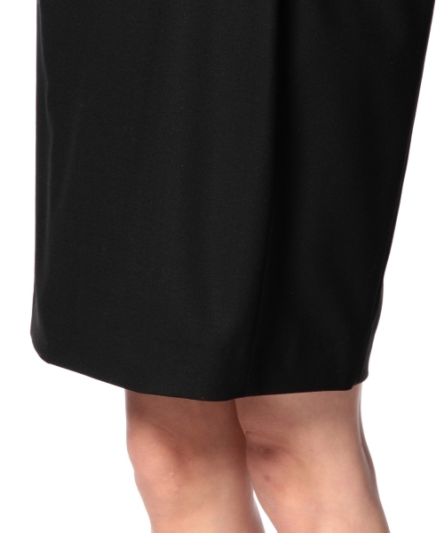 ASTRAET（アストラット）の「ASTRAET(アストラット）ジョーゼットハイネックノースリーブワンピース（ワンピース・レディース・ブラック・0/1）」の7枚目の写真