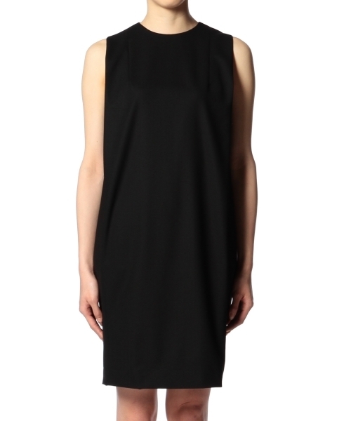 ASTRAET（アストラット）の「ASTRAET(アストラット）ジョーゼットハイネックノースリーブワンピース（ワンピース・レディース・ブラック・0/1）」の2枚目の写真