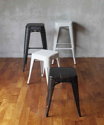 a.depeche（アデペシュ）の「stacking MESH high stool BK