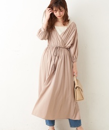natural couture | タッセルベルト付きカシュクールワンピース(ワンピース)