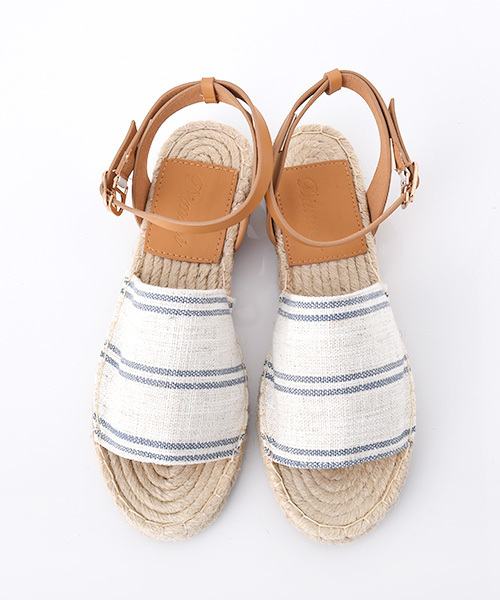 Luz Llena（ラズレナ）の「リネンジュートバックストラップサンダル（サンダル・レディース・レッド/ブルー・SMALL/MEDIUM）」の8枚目の写真