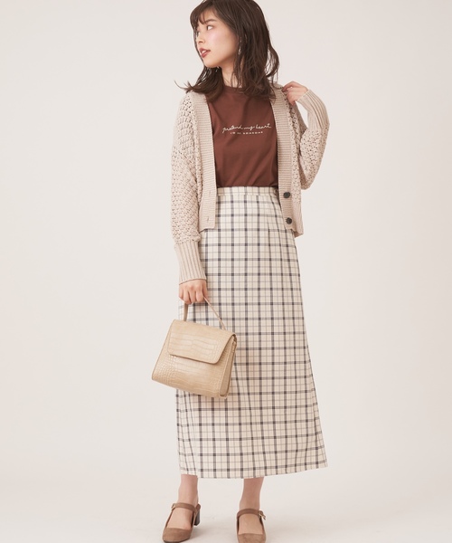 natural couture（ナチュラルクチュール）の「テープヤーンざっくりメッシュショートカーディガン（カーディガン/ボレロ・レディース・アイボリー/モカ/ベージュ・FREE）」の6枚目の写真